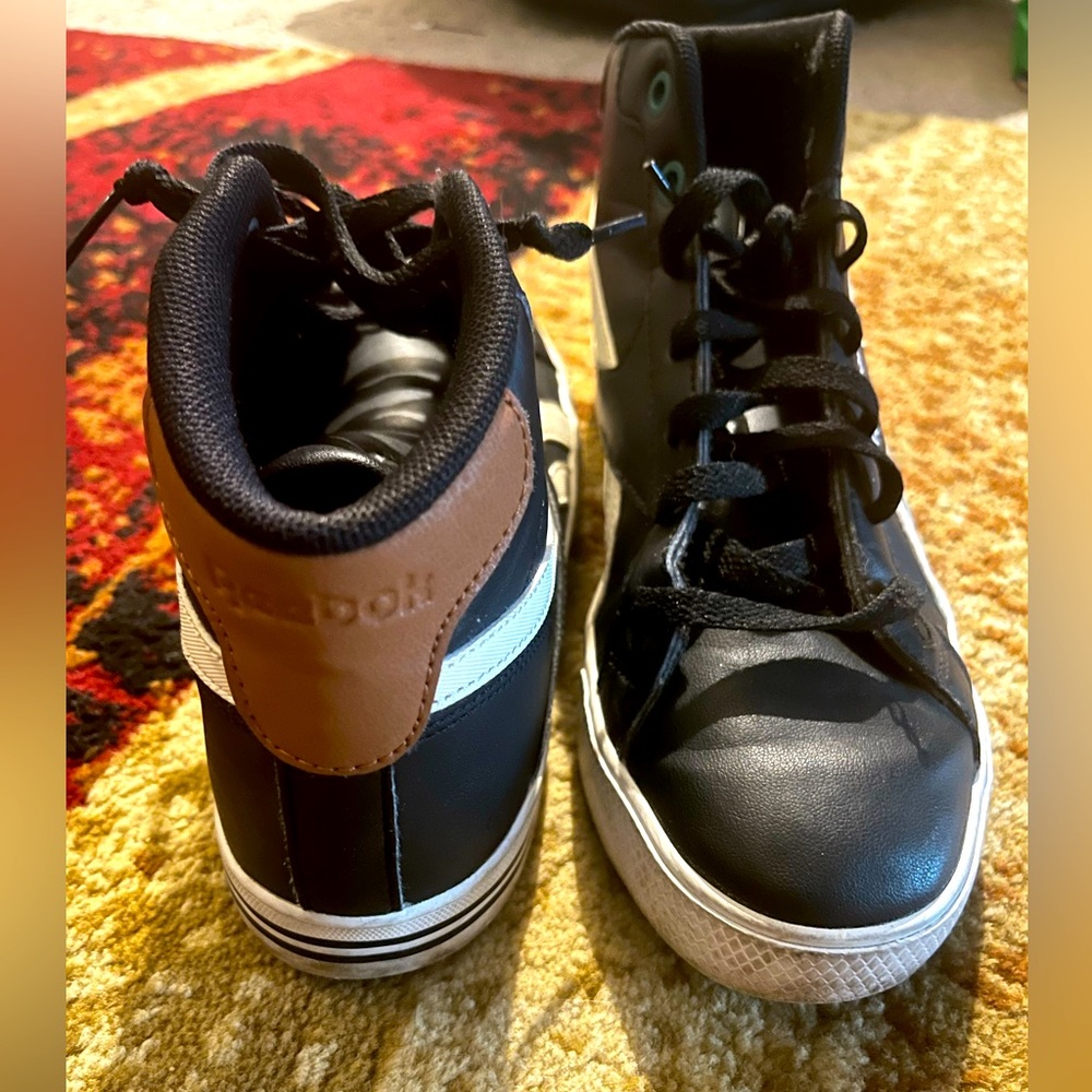 Reebok Royal Flag high black , white and Brow